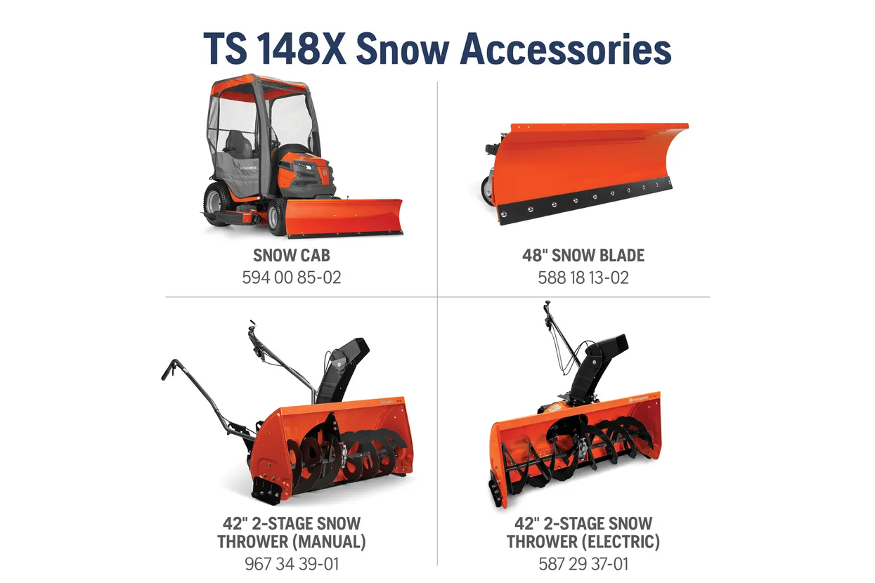 Husqvarna TS 248XD Riding Mower – 48" 23.1HP Kawasaki